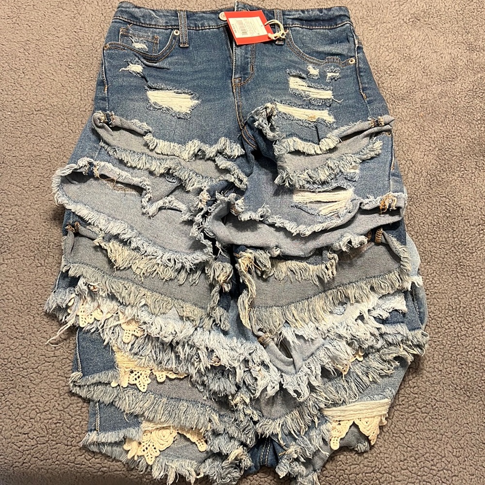 7 pairs of target high waist denim shorts